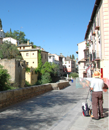 Granada, Paseo de los Tristes